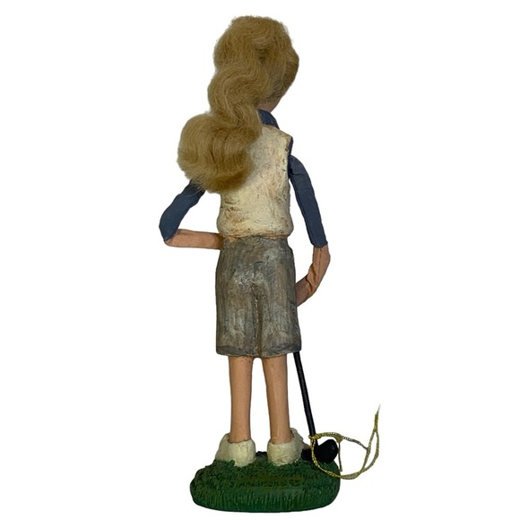 Vintage House of Lloyd Saturday Golf Woman Figurine Sculpture Weekday Women 8 in - Picture 3 of 16